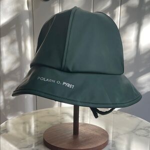 Polarn O. Pyret Dark Green Kids Rain Hat